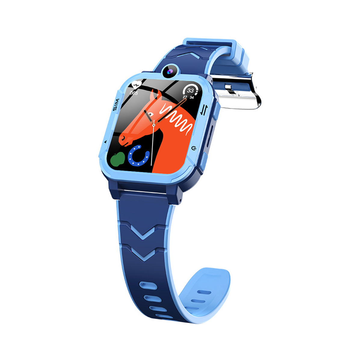 Blackview Z20 - Montre connectée pour enfants avec écran tactile de 1,83 pouce, GPS, étanche IP67, appels vidéo 4G