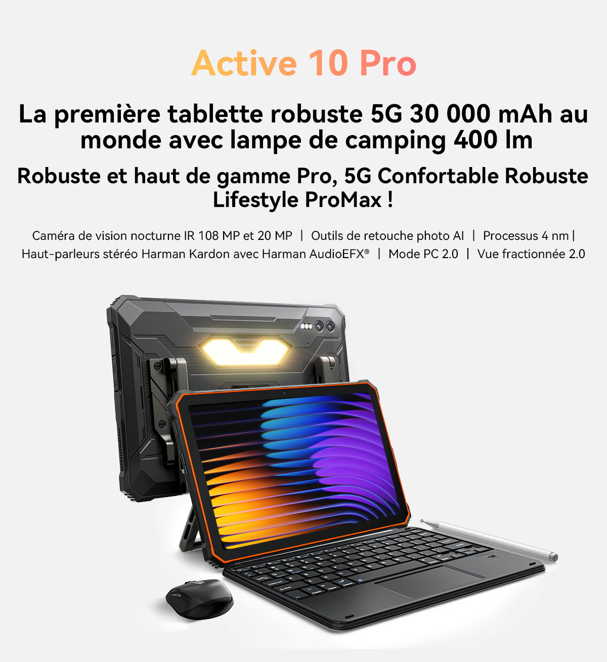 Tablette PC robuste Blackview Active 10 Pro 5G