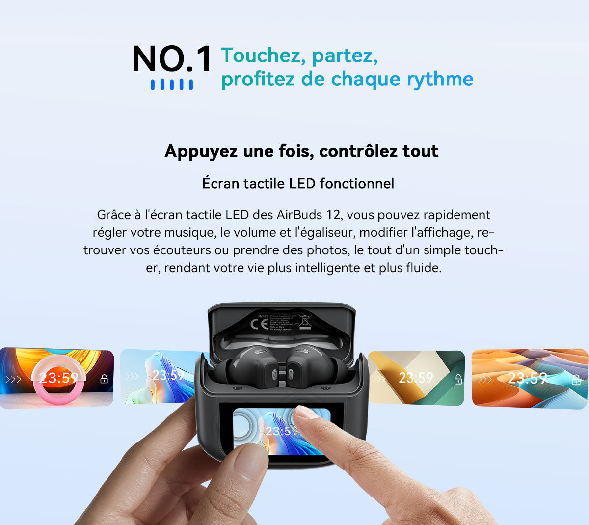 Écouteurs intra-auriculaires TWS Blackview AirBuds 12