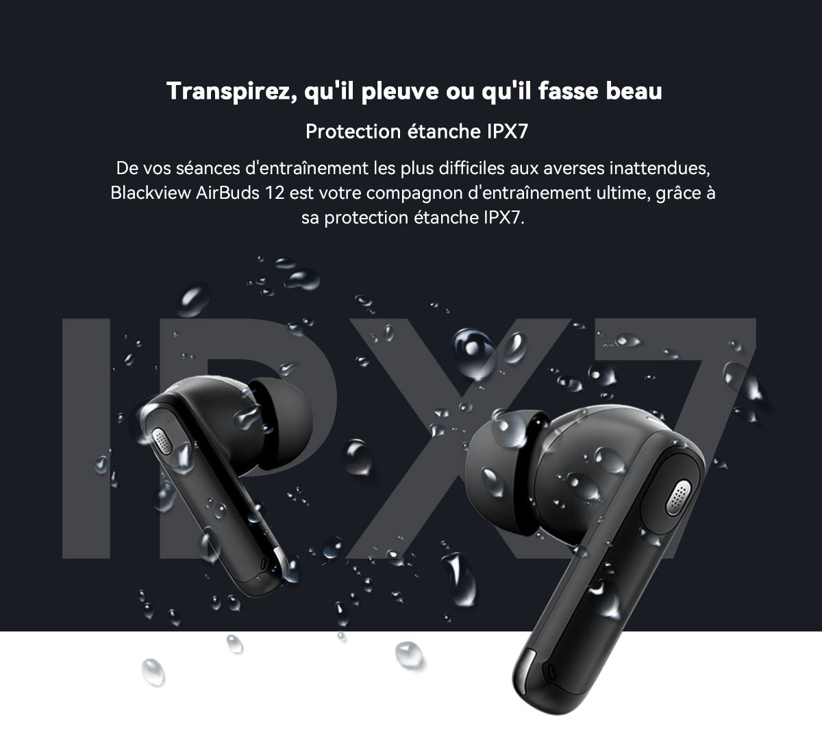 Écouteurs intra-auriculaires TWS Blackview AirBuds 12