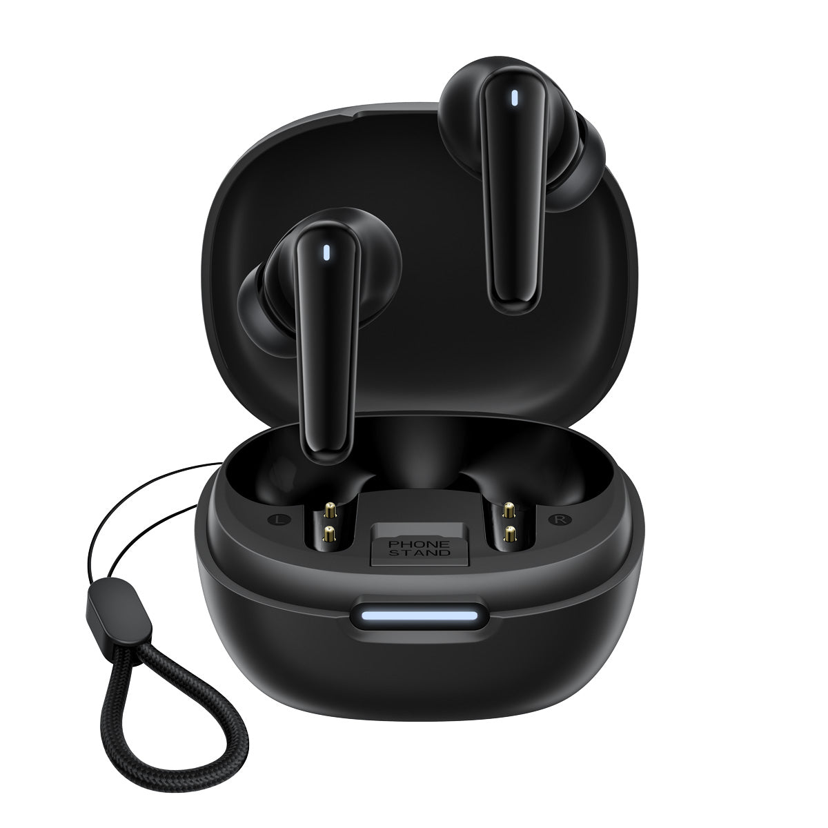 Blackview AirBuds 17 - Écouteurs Bluetooth TWS Intras-auriculaires – ANC & ENC Double Réduction de Bruit, IPX4 Étanches, Socle Téléphone Intégré