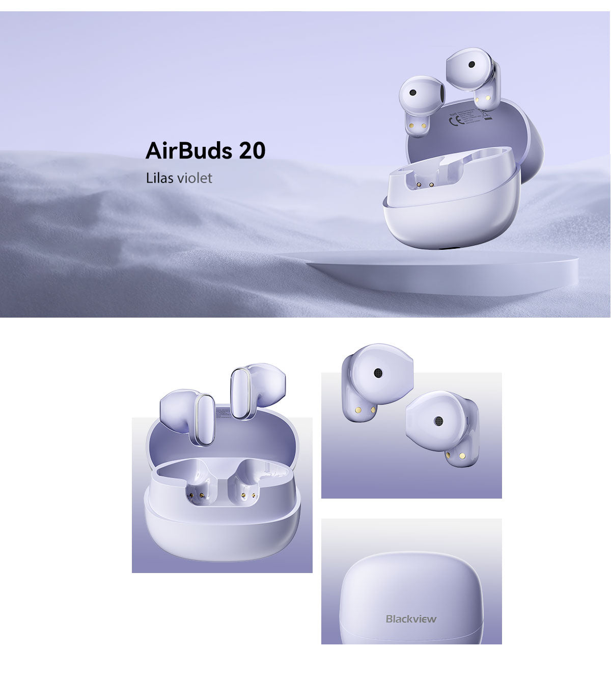 Écouteurs intra-auriculaires Blackview AirBuds 20 TWS