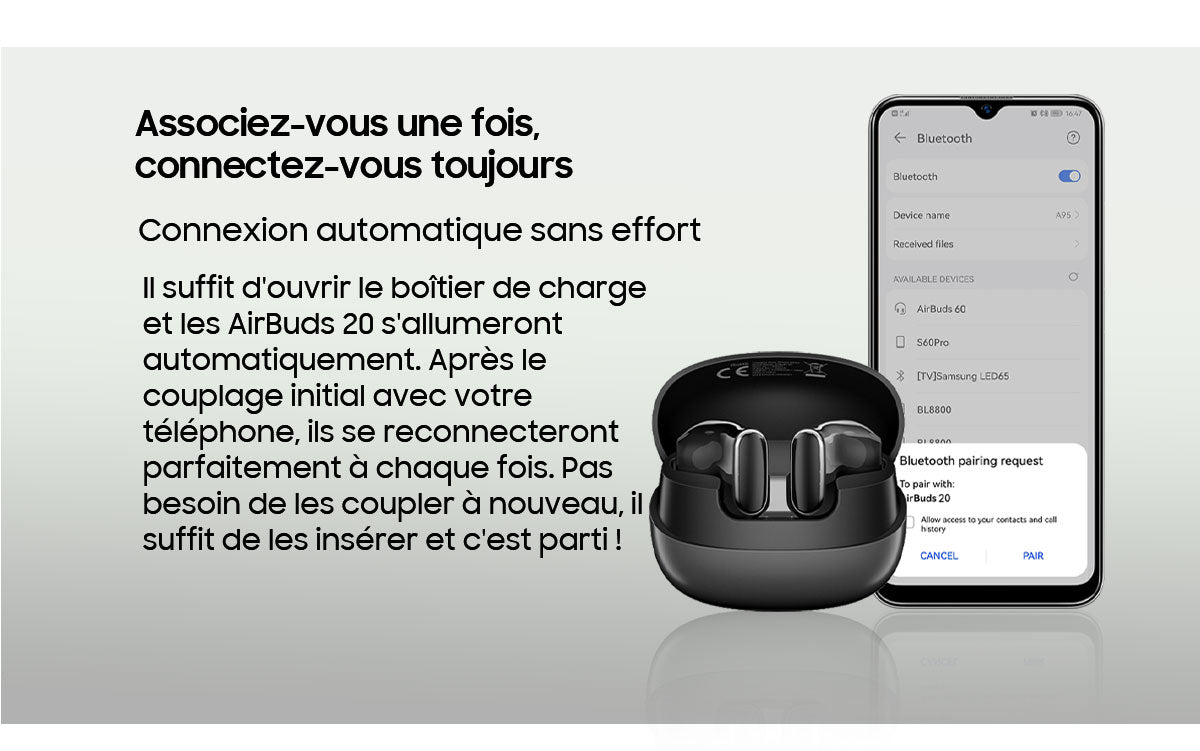 Écouteurs intra-auriculaires Blackview AirBuds 20 TWS