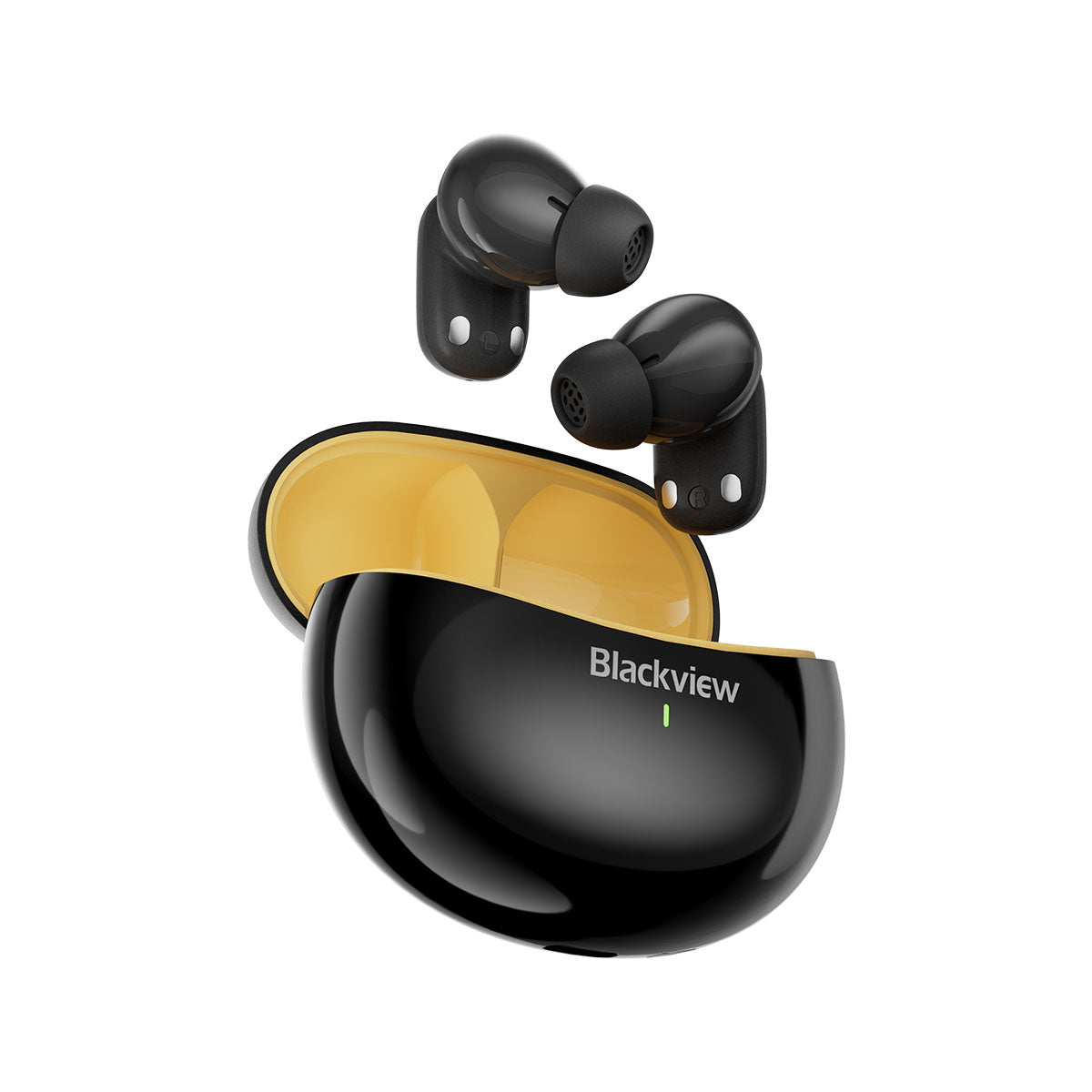 Blackview AirBuds 30 – Écouteurs Sans Fil TWS Bluetooth 5.4 – Drivers 10 mm – IPX7 – Traduction IA en 134 Langues