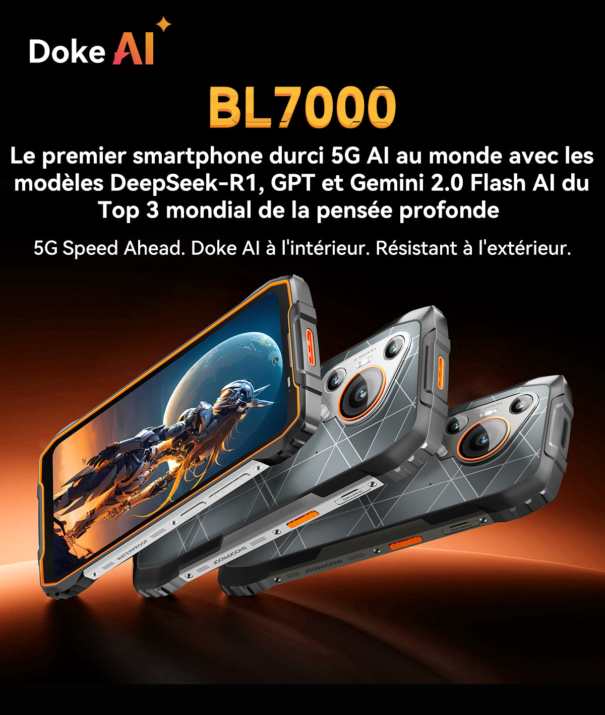 Téléphone portable renforcé Blackview BL7000 5G