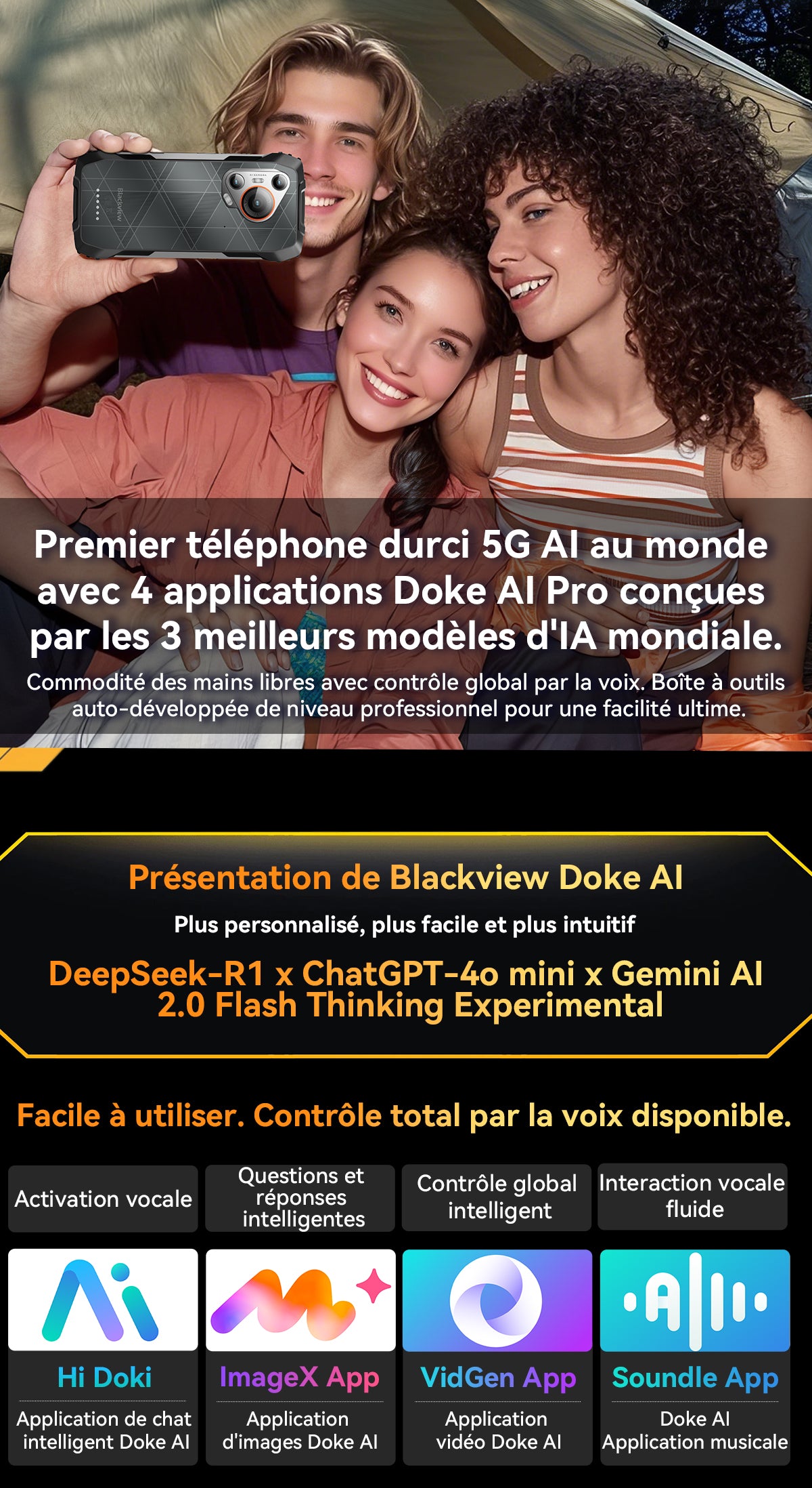 Téléphone portable renforcé Blackview BL7000 5G