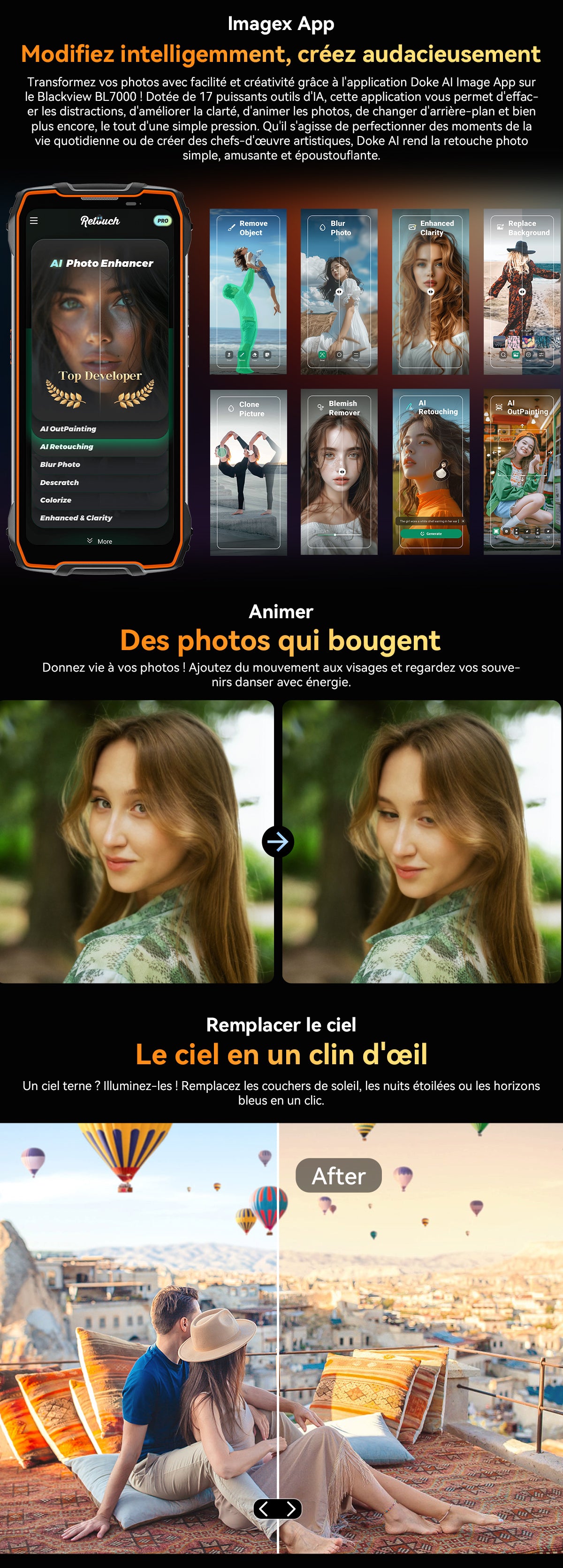 Téléphone portable renforcé Blackview BL7000 5G