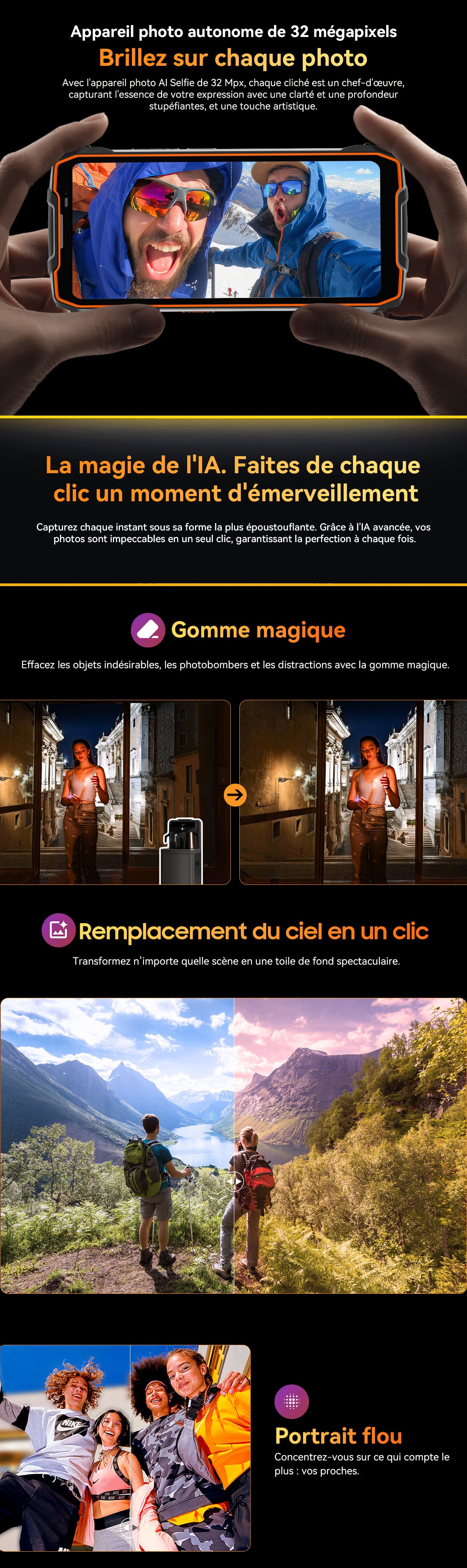 Téléphone portable renforcé Blackview BL7000 5G