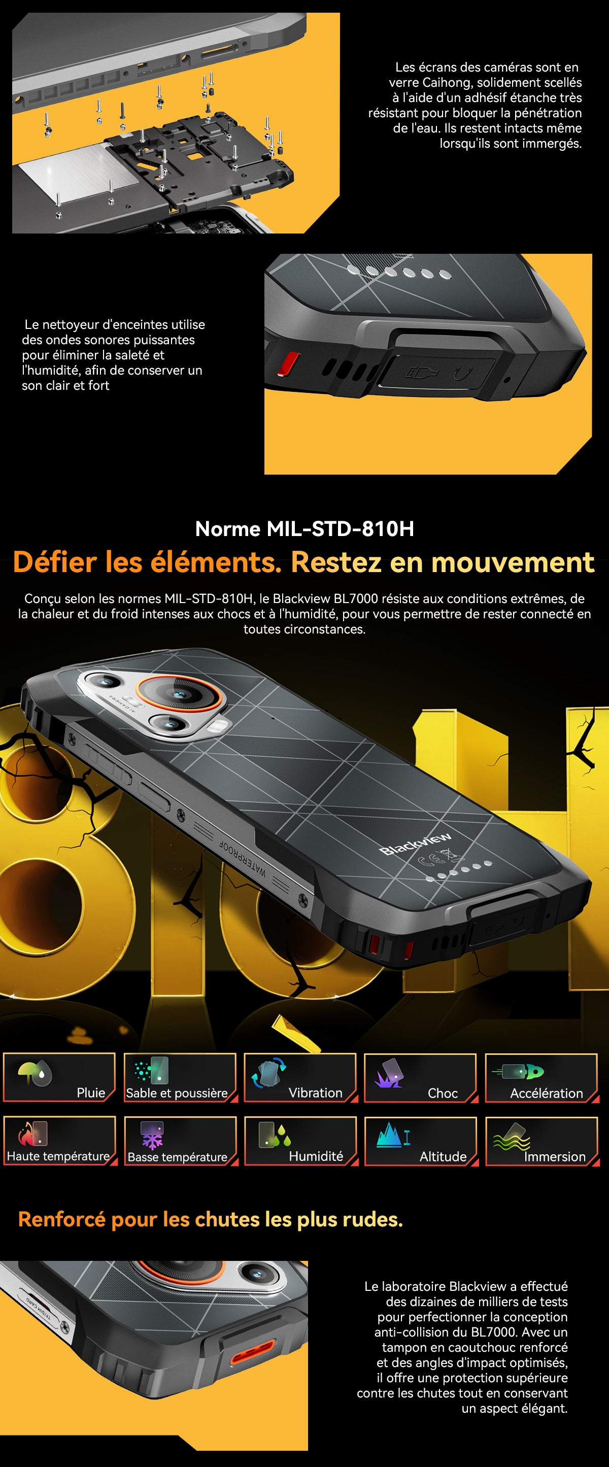 Téléphone portable renforcé Blackview BL7000 5G