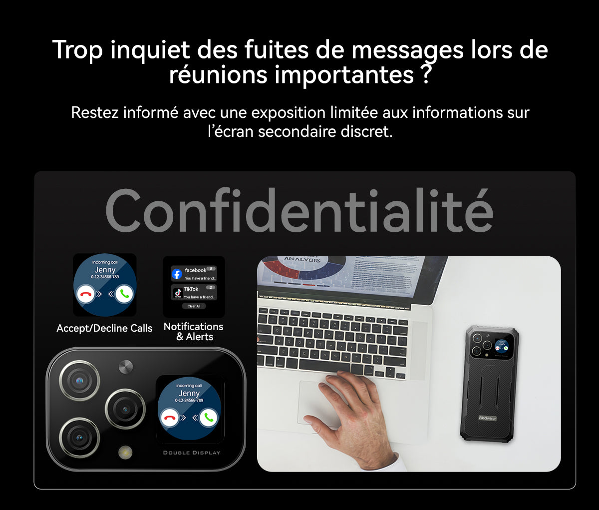 Téléphone robuste Blackview BL8000 5G