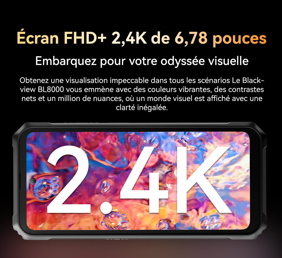 Téléphone robuste Blackview BL8000 5G