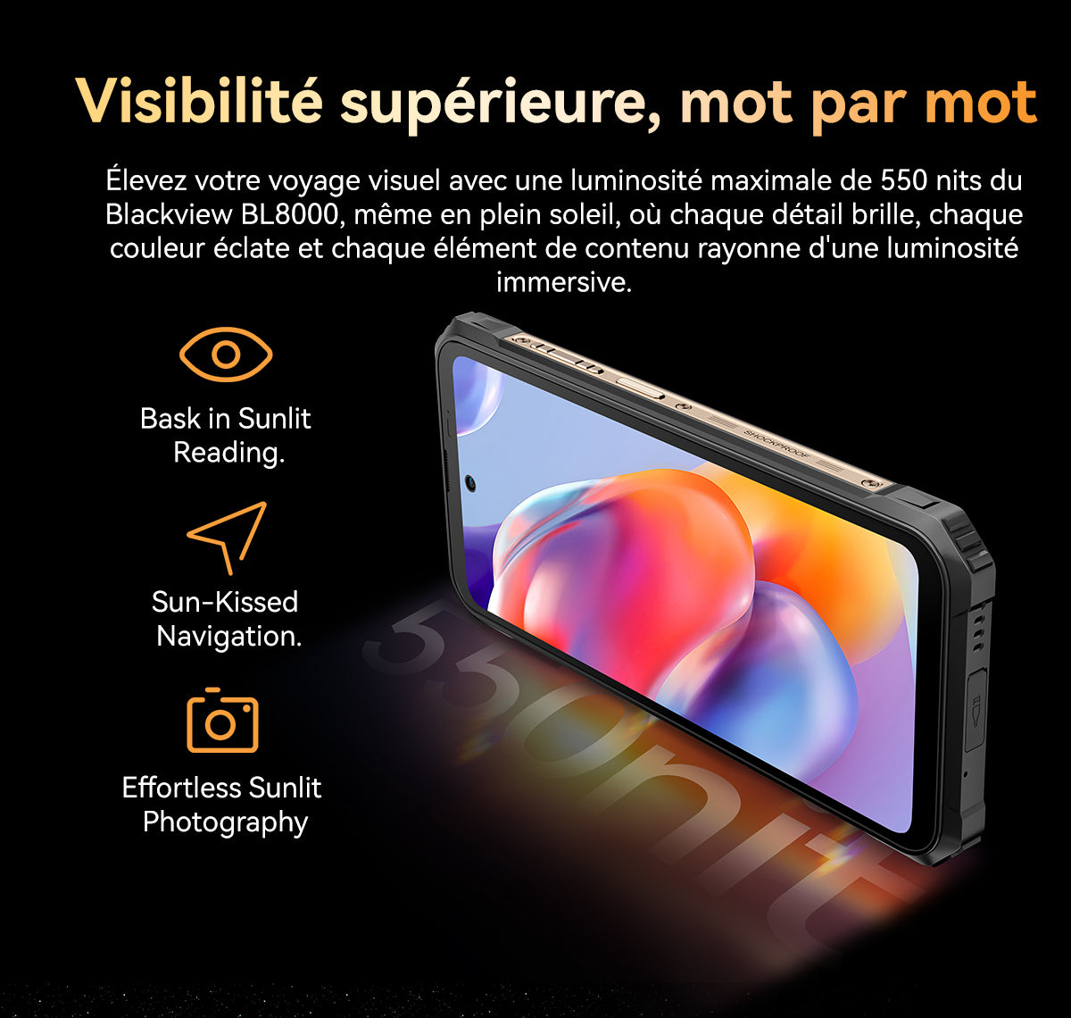 Téléphone robuste Blackview BL8000 5G
