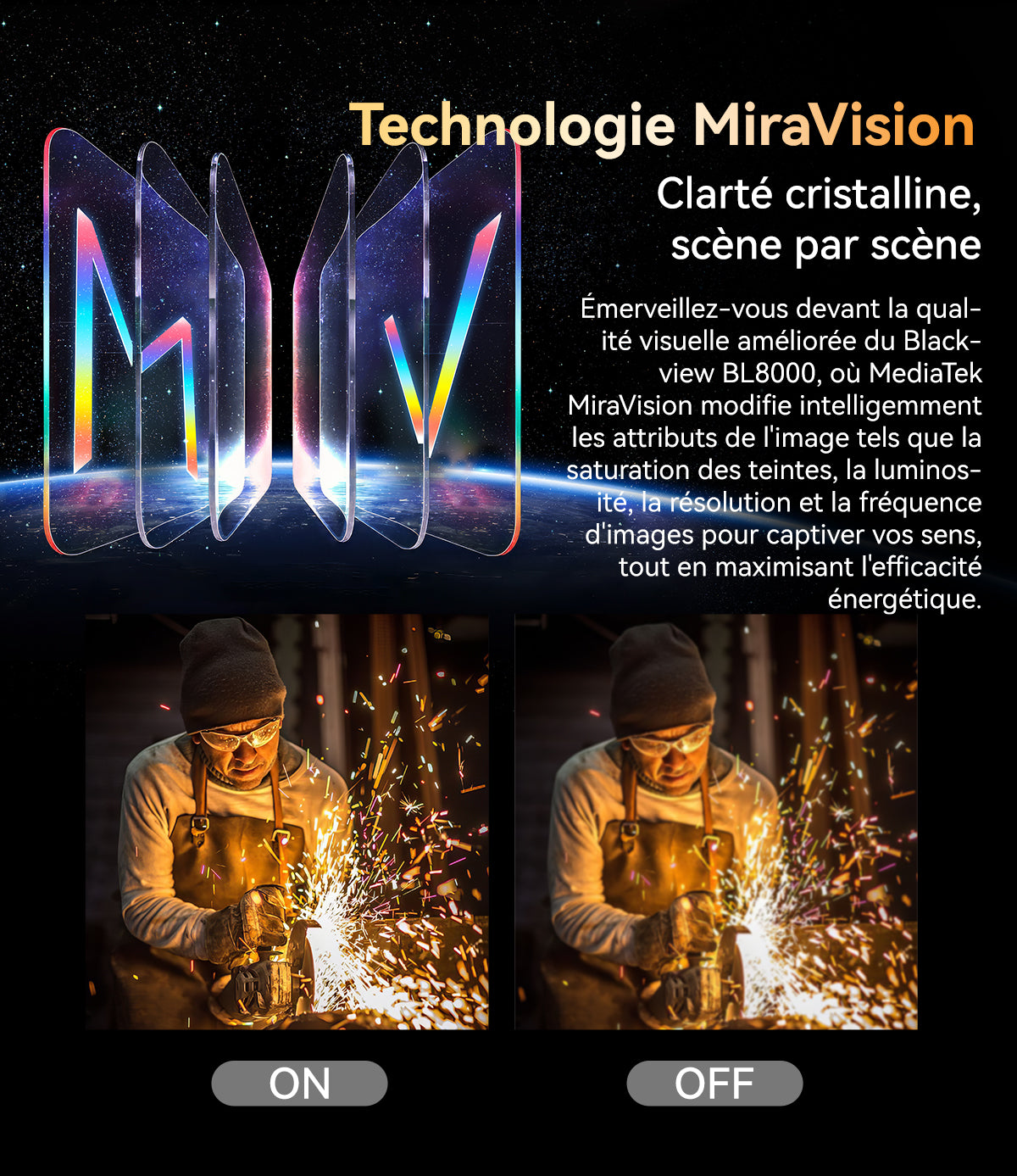 Téléphone robuste Blackview BL8000 5G