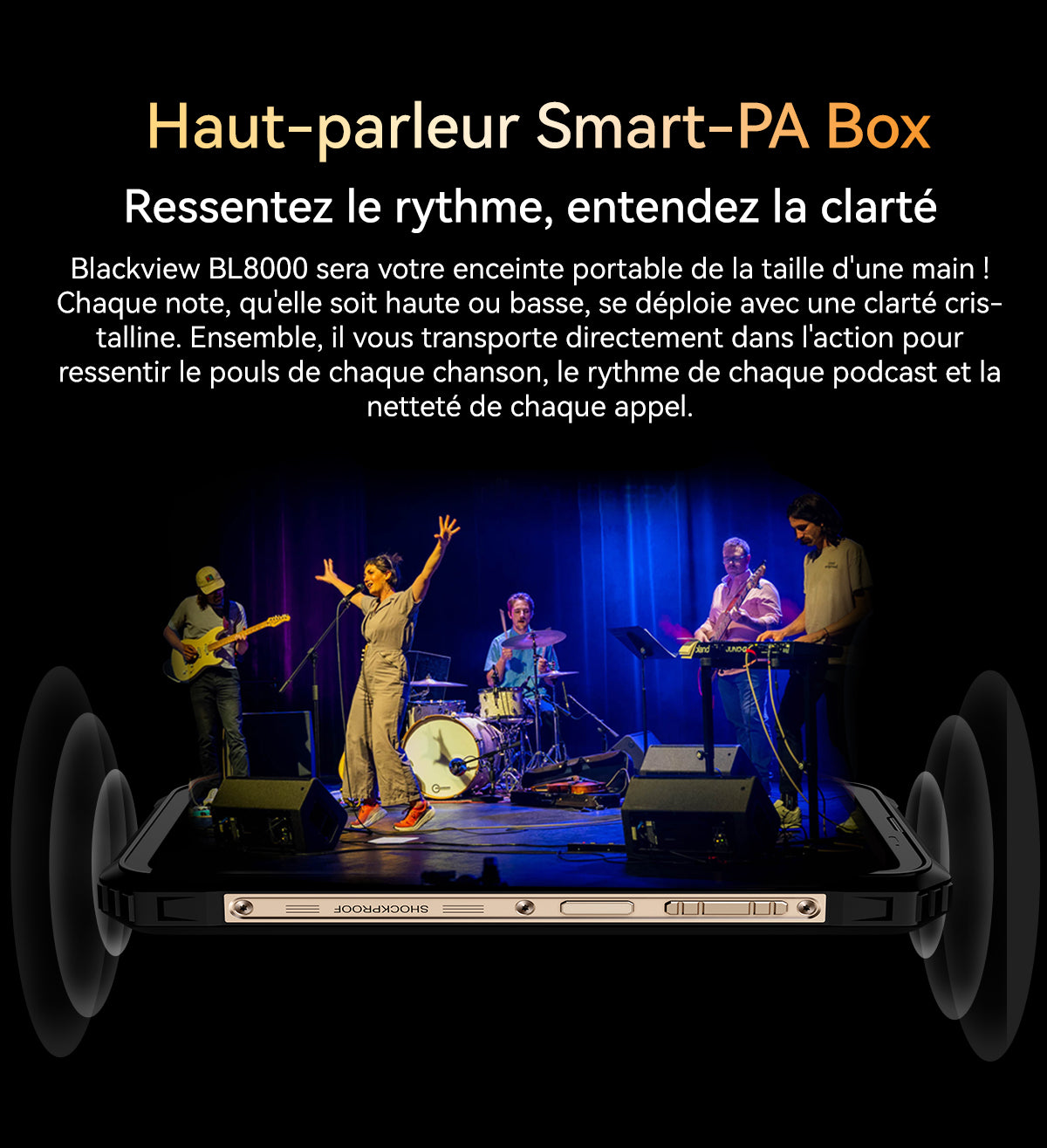 Téléphone robuste Blackview BL8000 5G