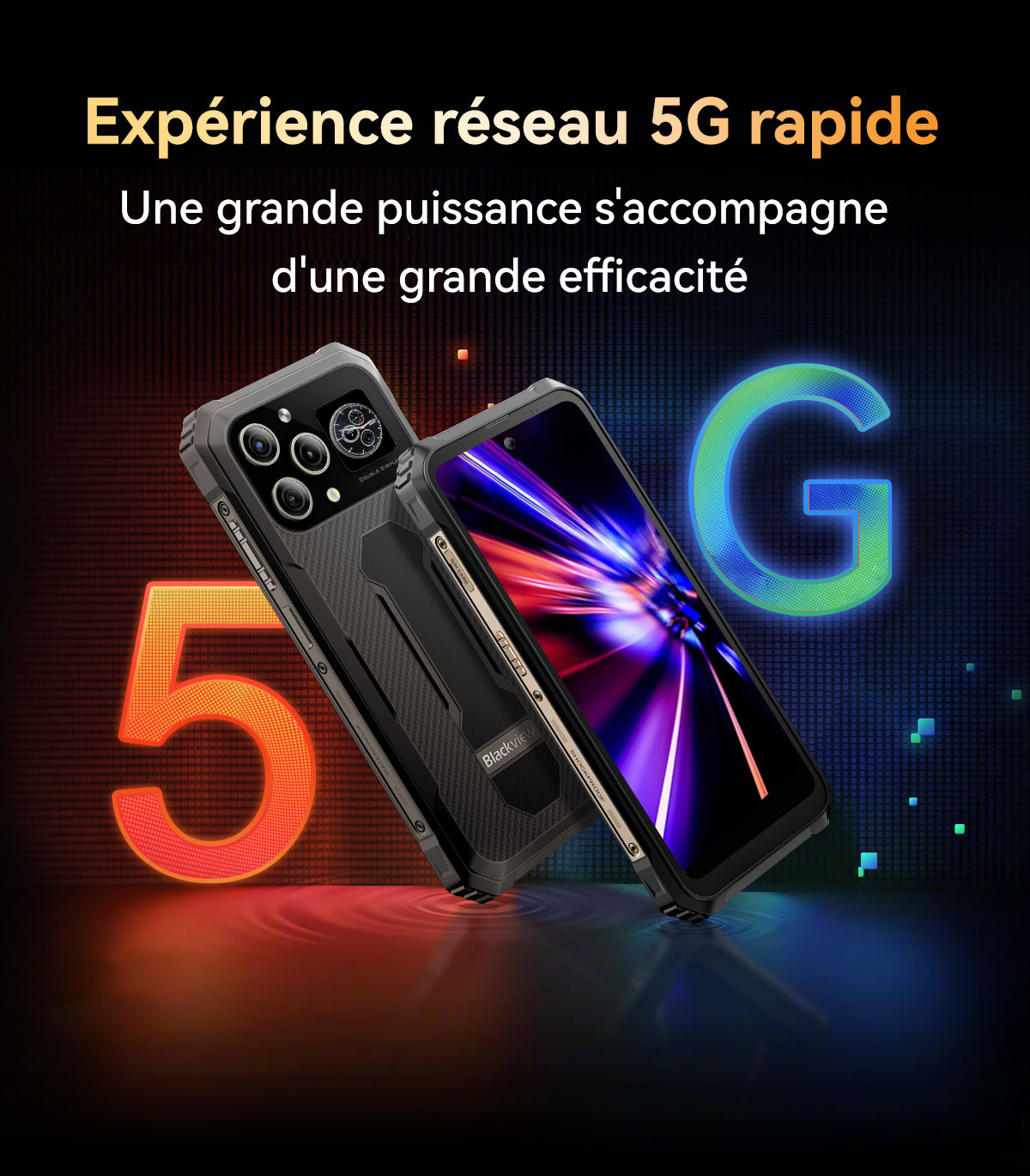 Téléphone robuste Blackview BL8000 5G