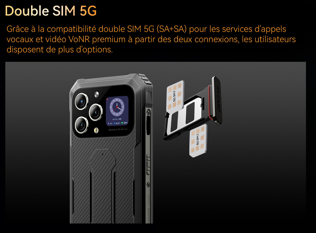 Téléphone robuste Blackview BL8000 5G