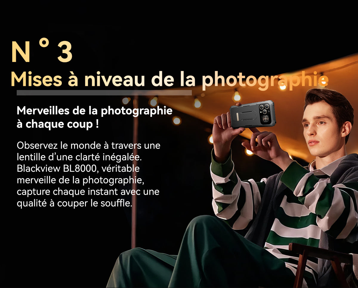 Téléphone robuste Blackview BL8000 5G