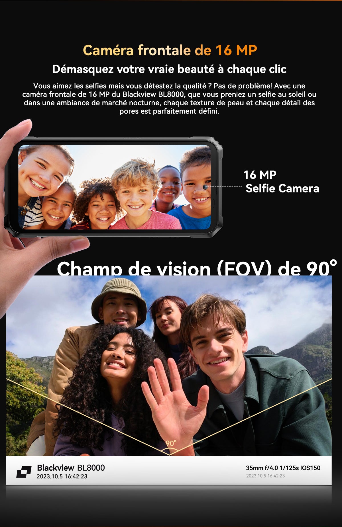 Téléphone robuste Blackview BL8000 5G