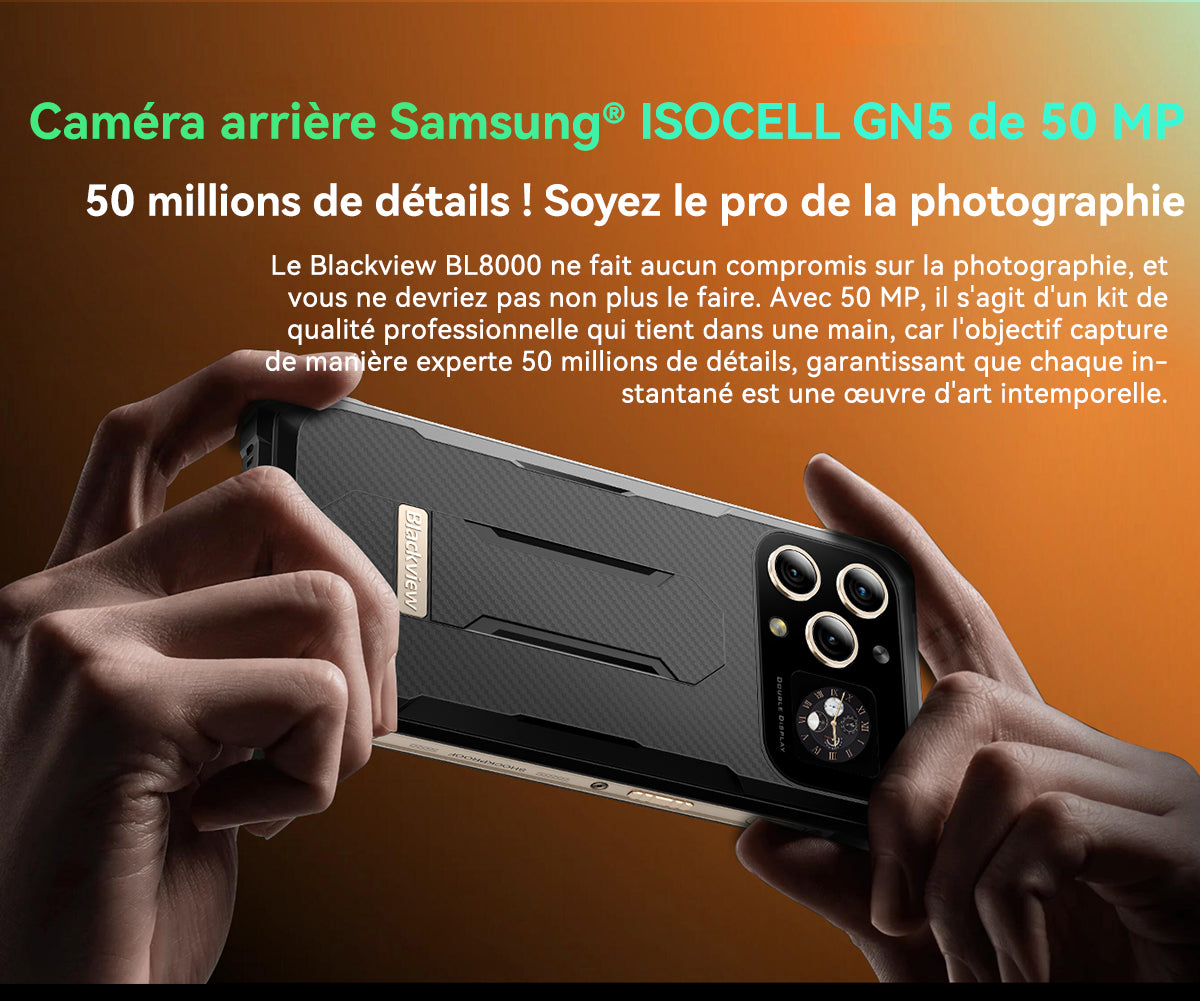 Téléphone robuste Blackview BL8000 5G