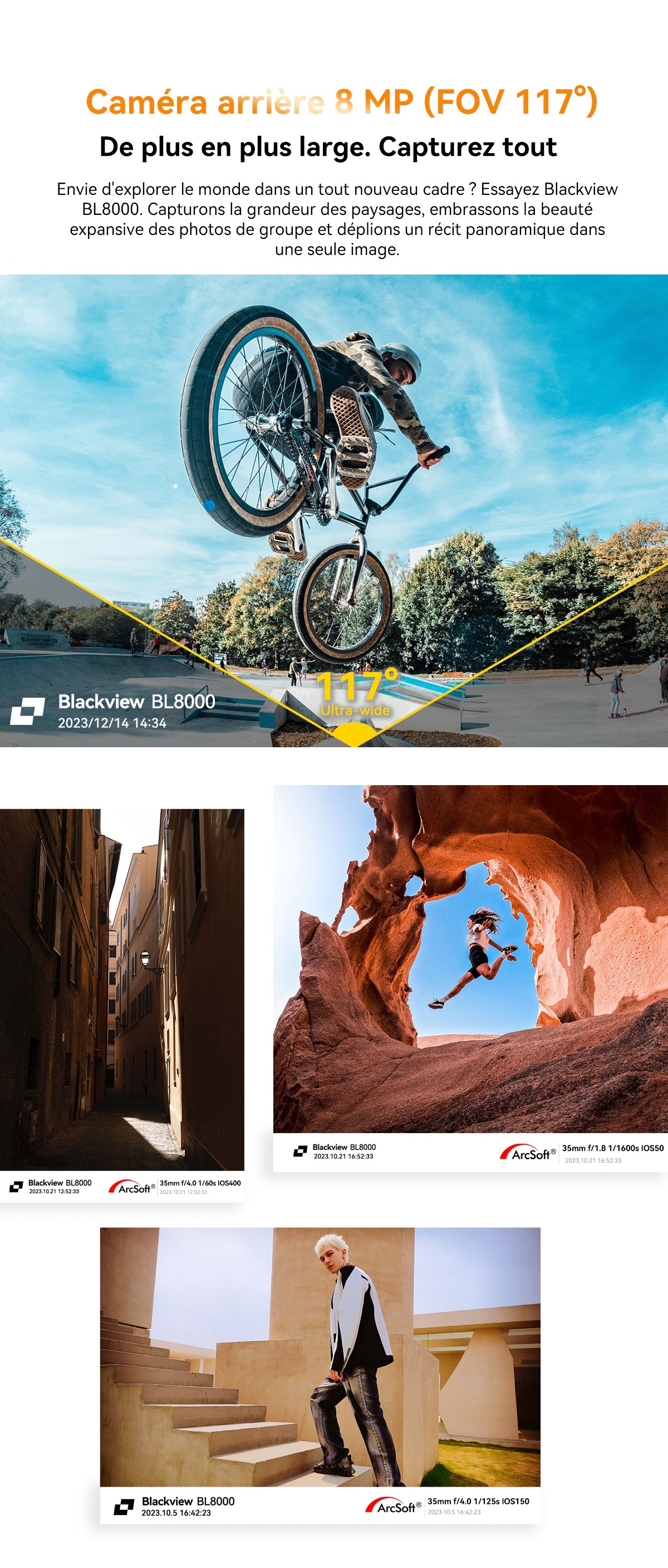 Téléphone robuste Blackview BL8000 5G