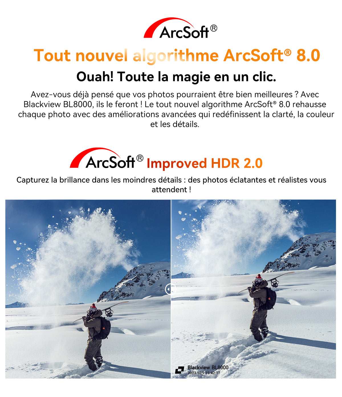 Téléphone robuste Blackview BL8000 5G