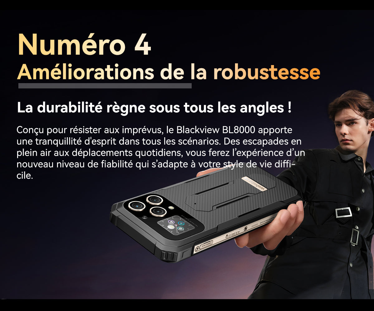 Téléphone robuste Blackview BL8000 5G