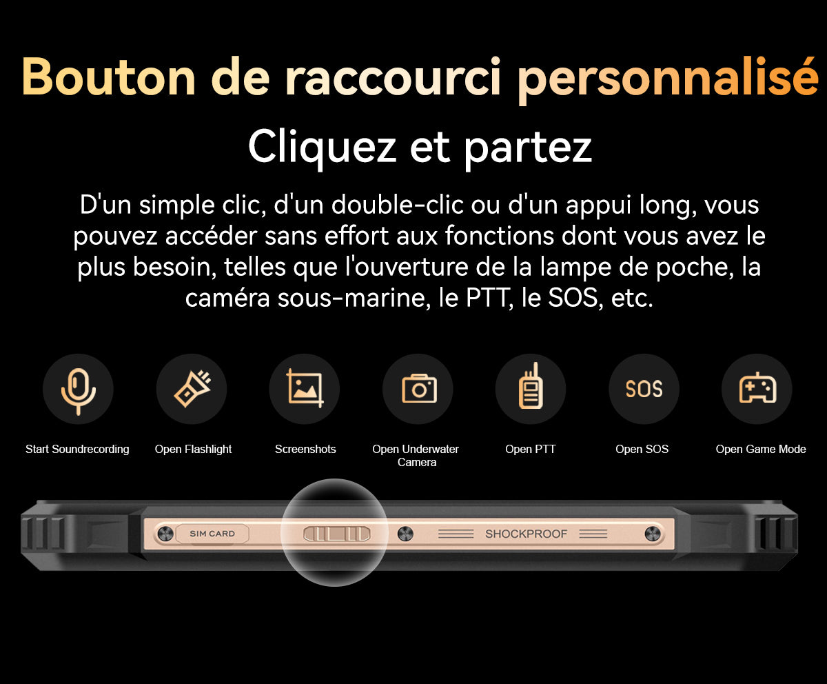 Téléphone robuste Blackview BL8000 5G