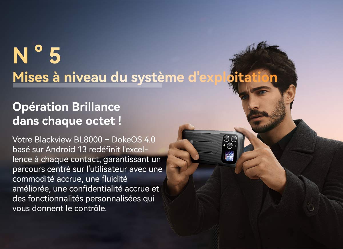Téléphone robuste Blackview BL8000 5G