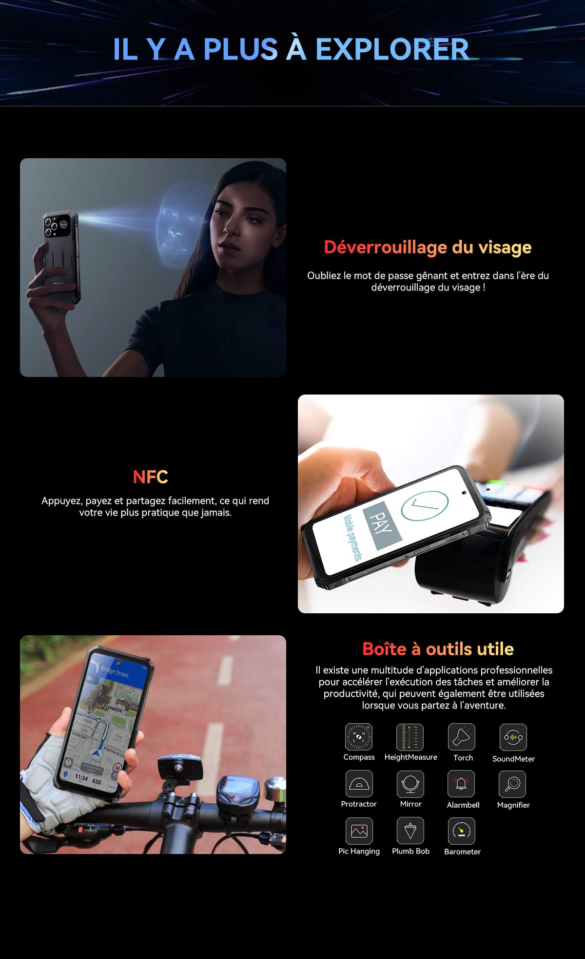 Téléphone robuste Blackview BL8000 5G