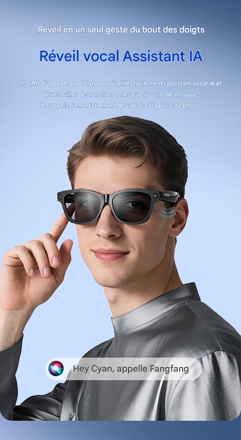 Lunettes intelligentes Blackview BV100 IA