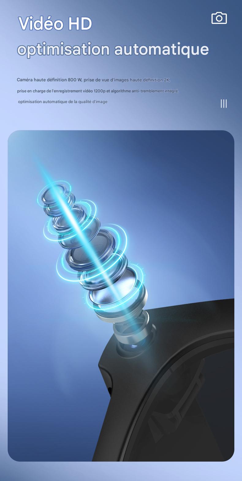 Lunettes intelligentes Blackview BV100 IA