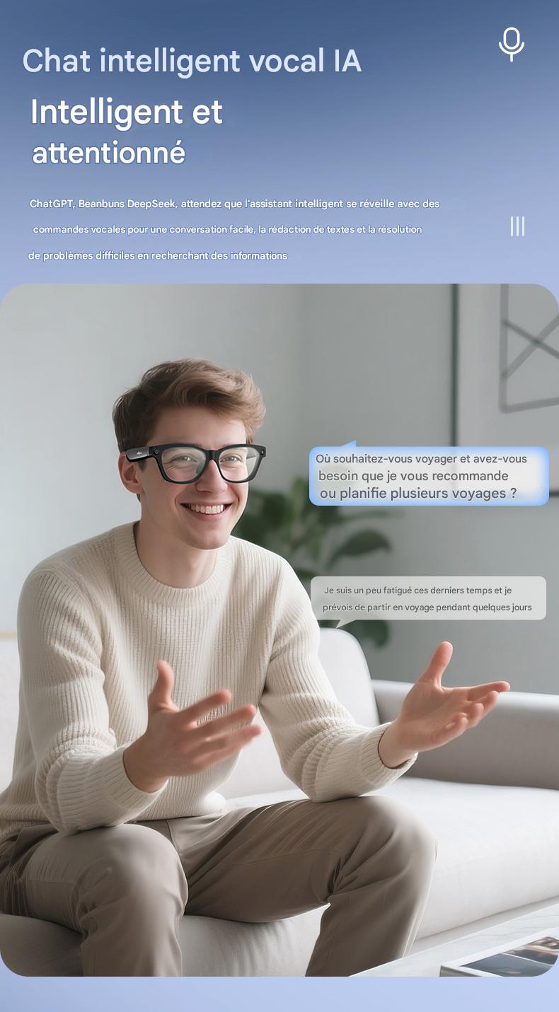 Lunettes intelligentes Blackview BV100 IA