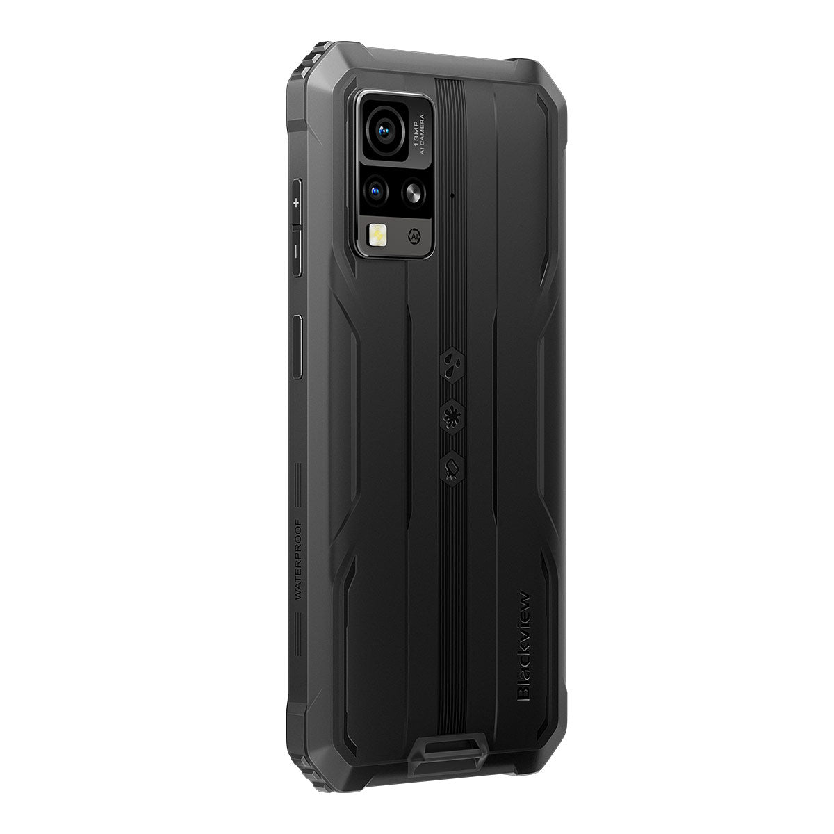 Blackview BV4800 Pro - Téléphone portable robuste Unisoc T606 Octa-core 4+128 Go 5180 mAh 4G de 6,56 pouces