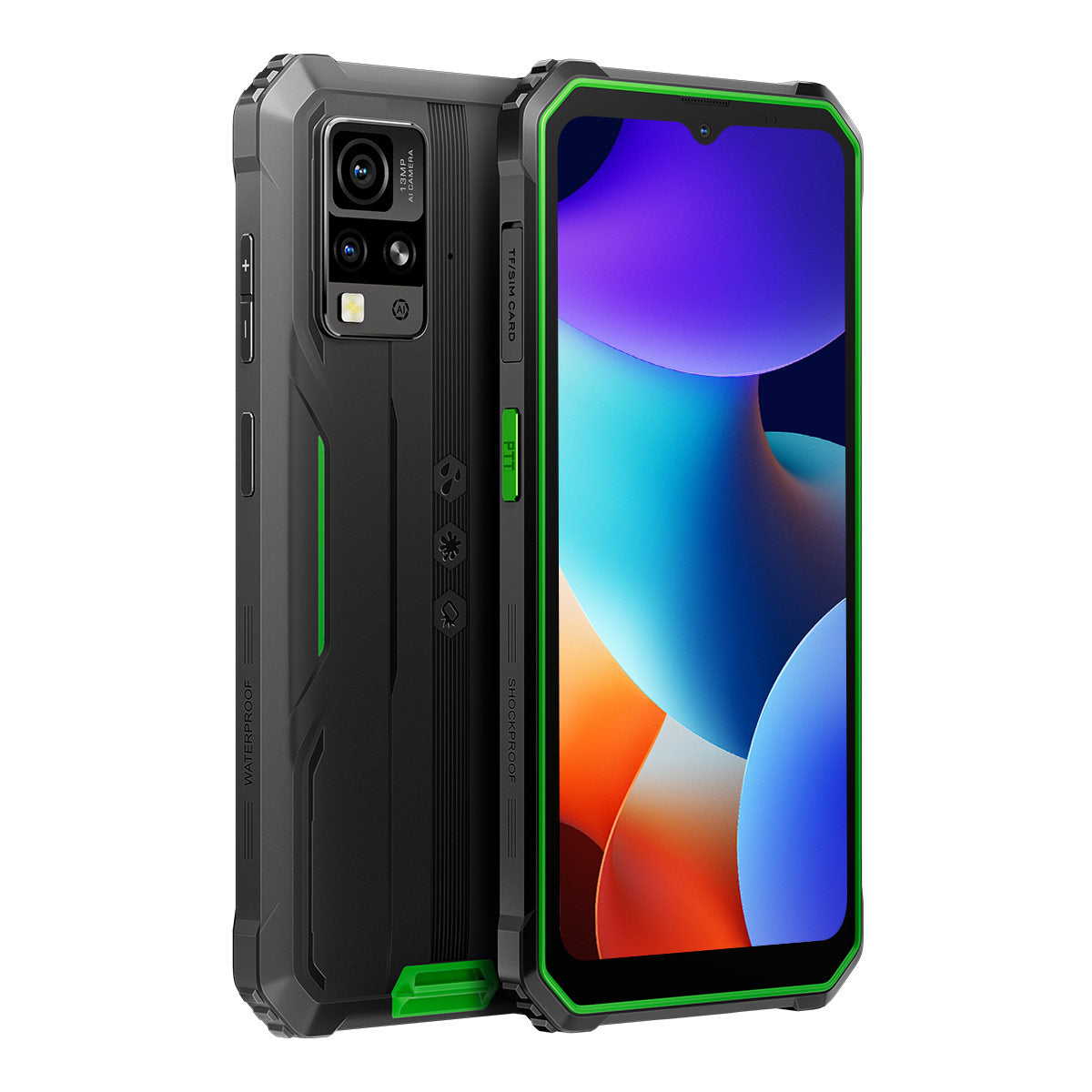Blackview BV4800 Pro - Téléphone portable robuste Unisoc T606 Octa-core 4+128 Go 5180 mAh 4G de 6,56 pouces