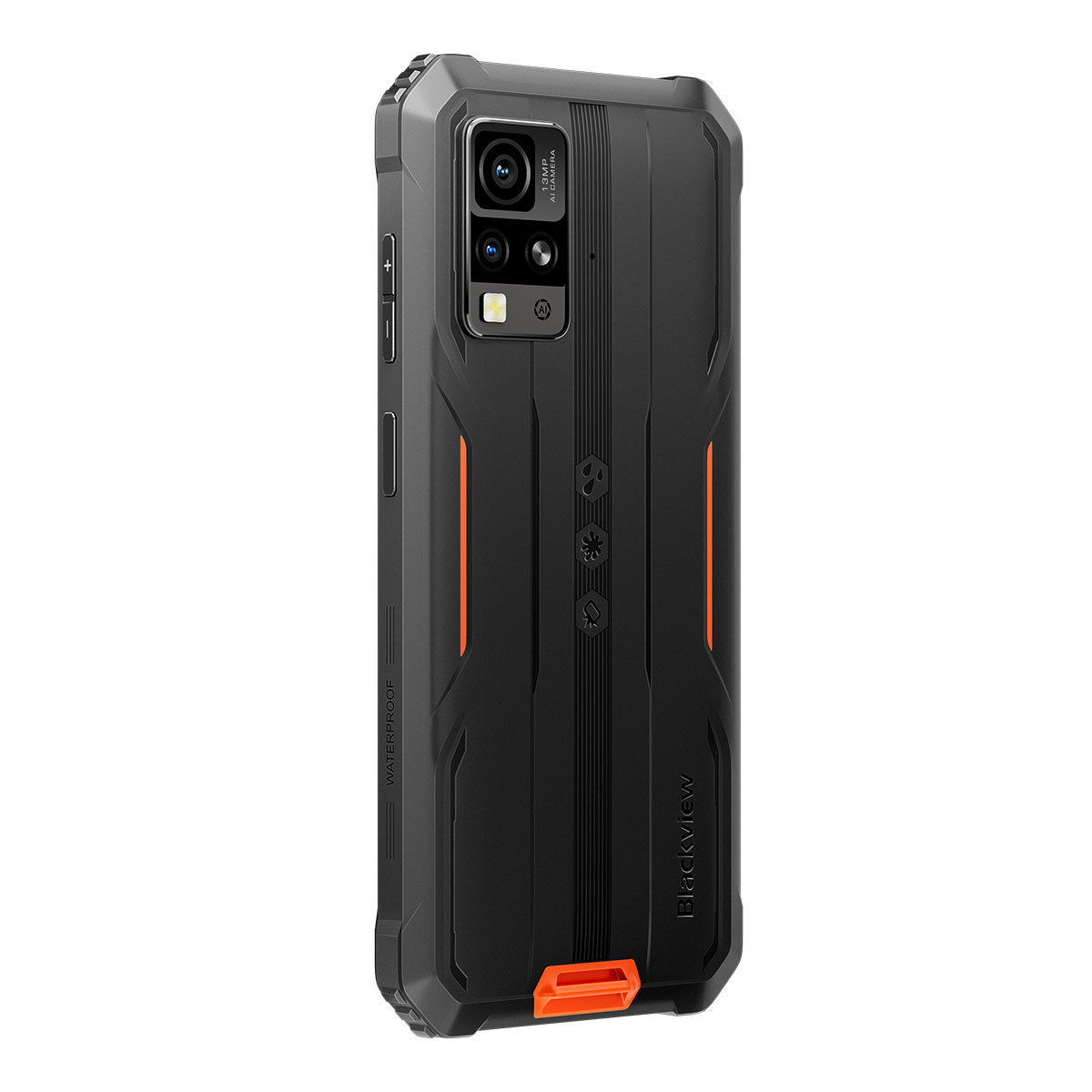 Blackview BV4800 Pro - Téléphone portable robuste Unisoc T606 Octa-core 4+128 Go 5180 mAh 4G de 6,56 pouces