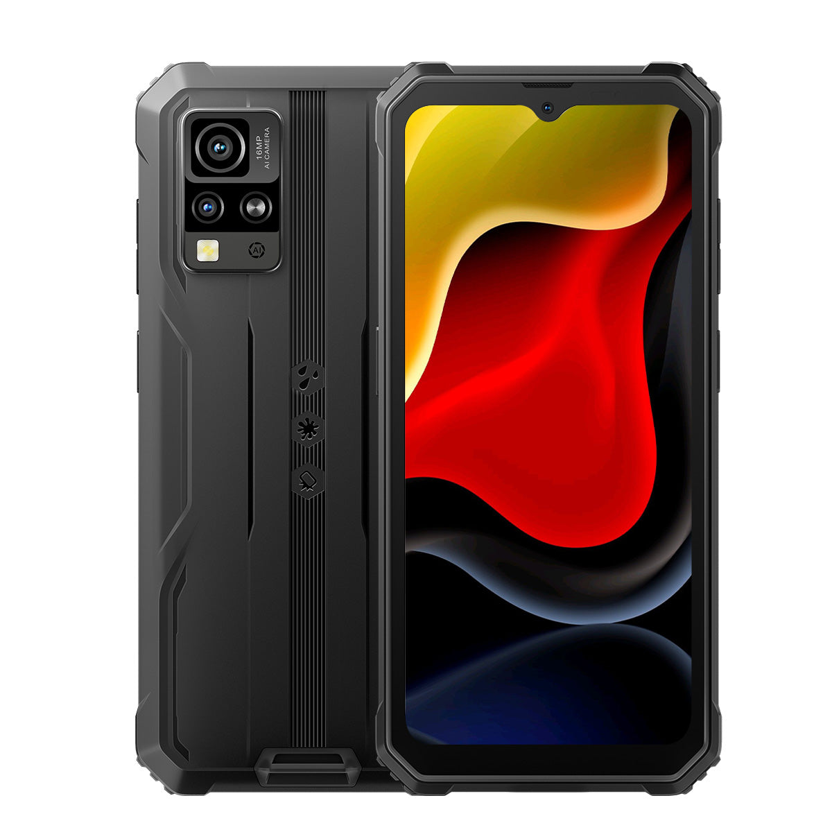Blackview BV4800 SE - Téléphone portable robuste Unisoc T615 Octa-core 5100 mAh 4G avec écran 6,56 pouces 90 Hz, 4 Go + 64 Go
