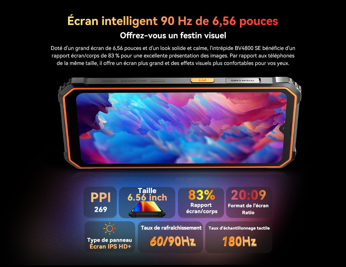 Blackview BV4800 SE Téléphone Rugged 4G