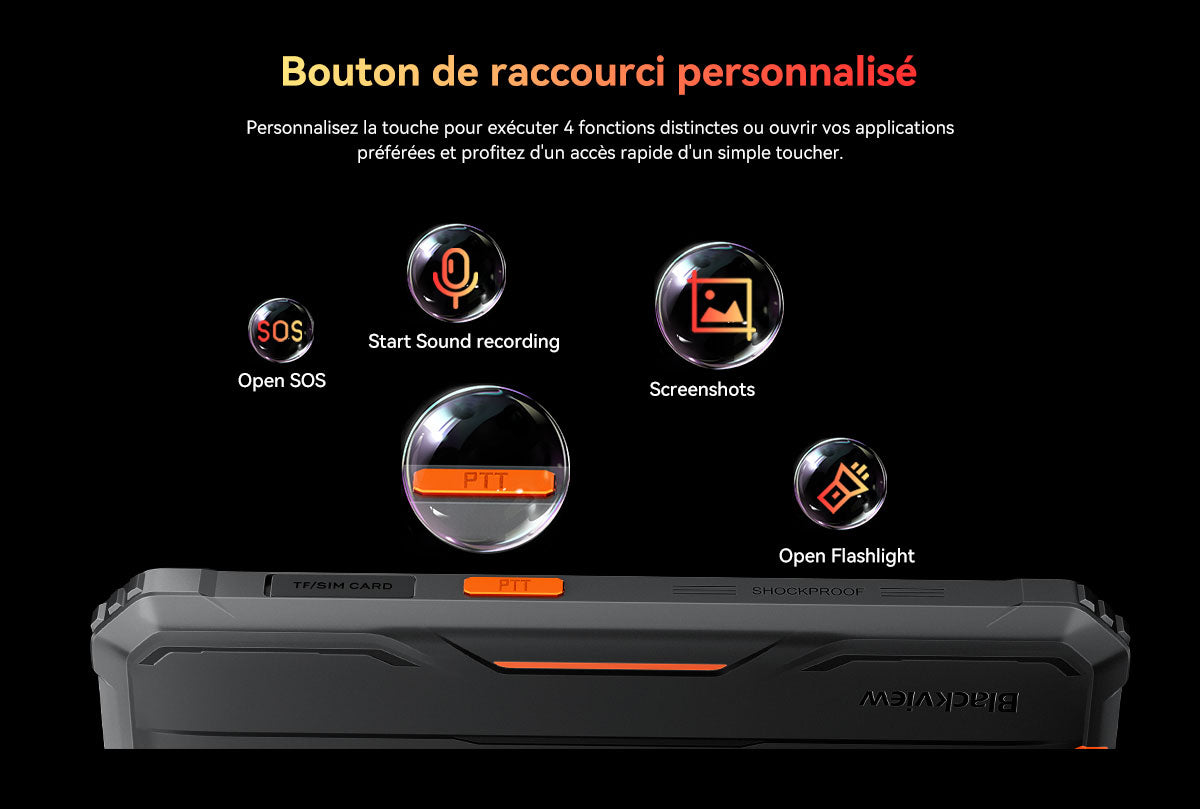 Blackview BV4800 SE Téléphone Rugged 4G