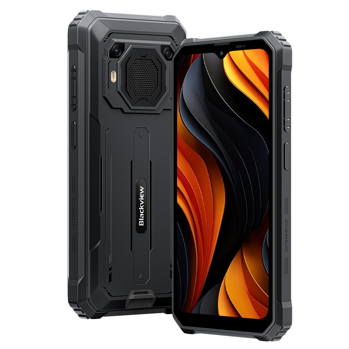 Blackview BV6200 Plus - Téléphone portable robuste avec écran de 6,56 pouces à 90 Hz, 8+256 Go, haut-parleur 11000 mAh