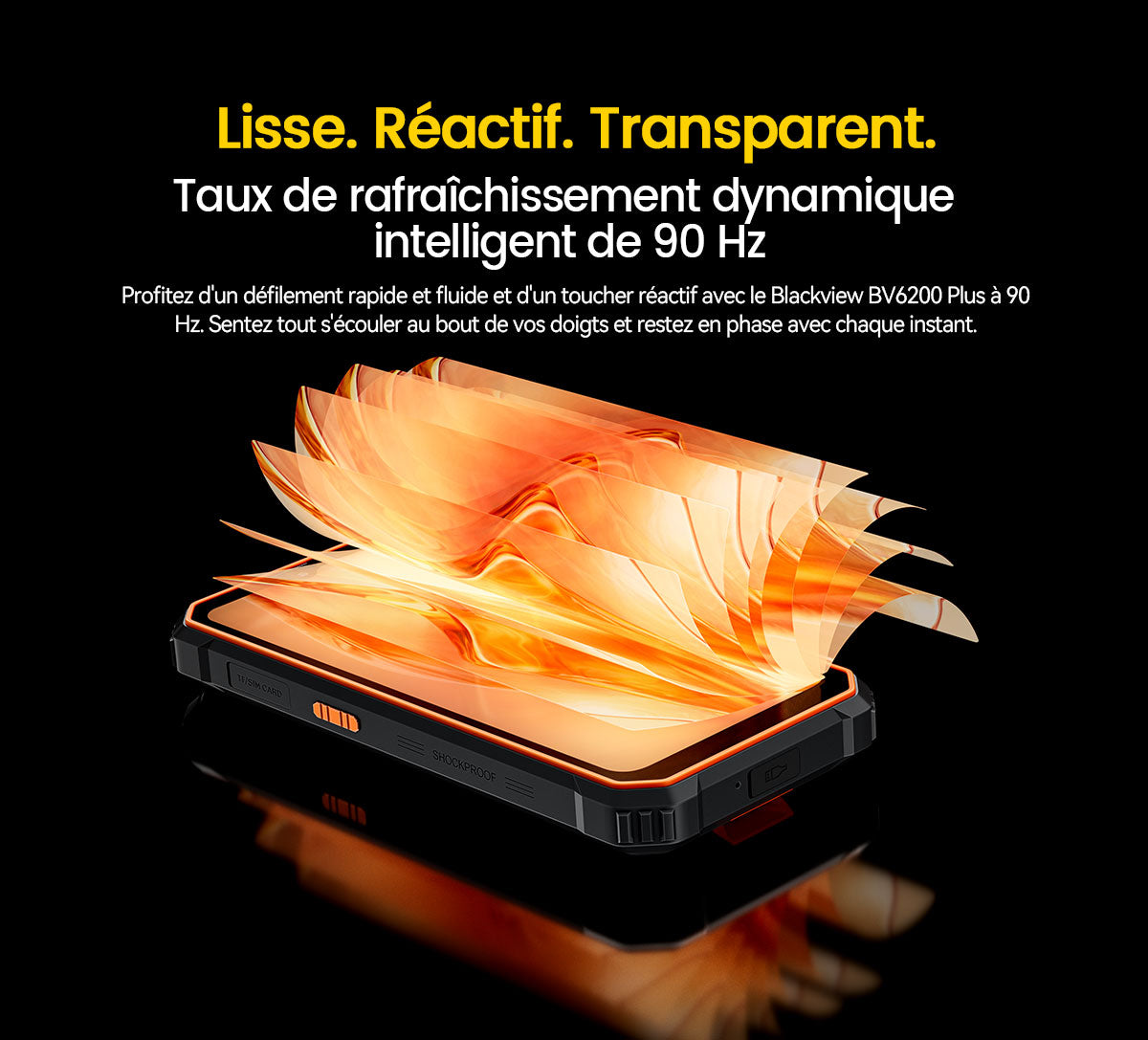 Téléphone portable renforcé Blackview BV6200 Plus 4G