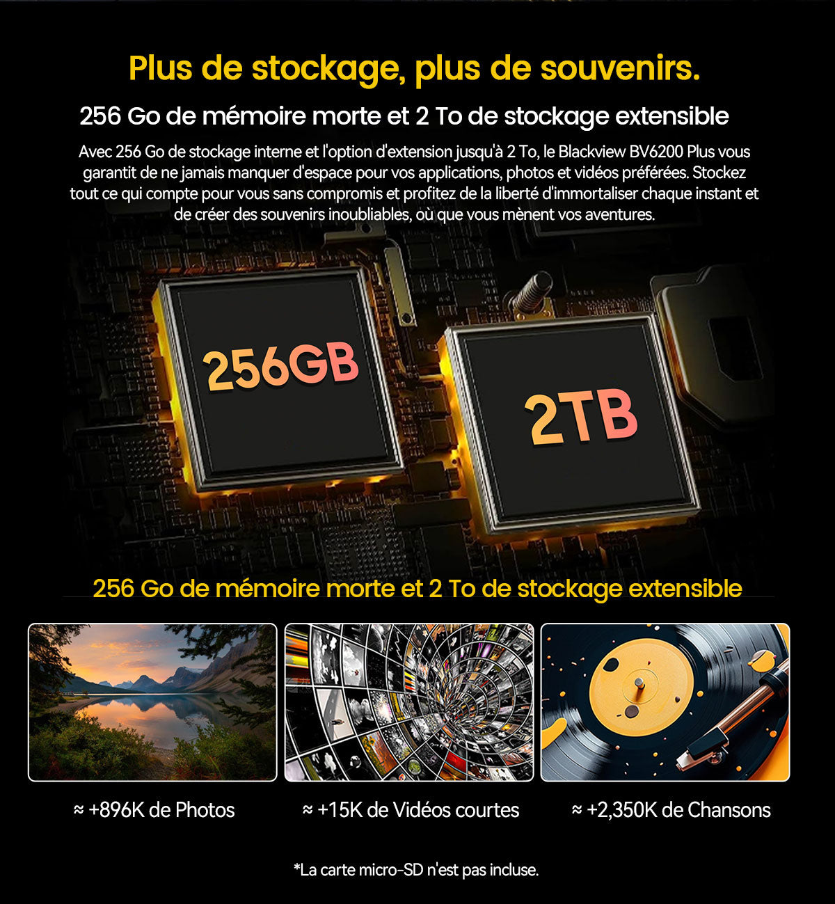 Téléphone portable renforcé Blackview BV6200 Plus 4G