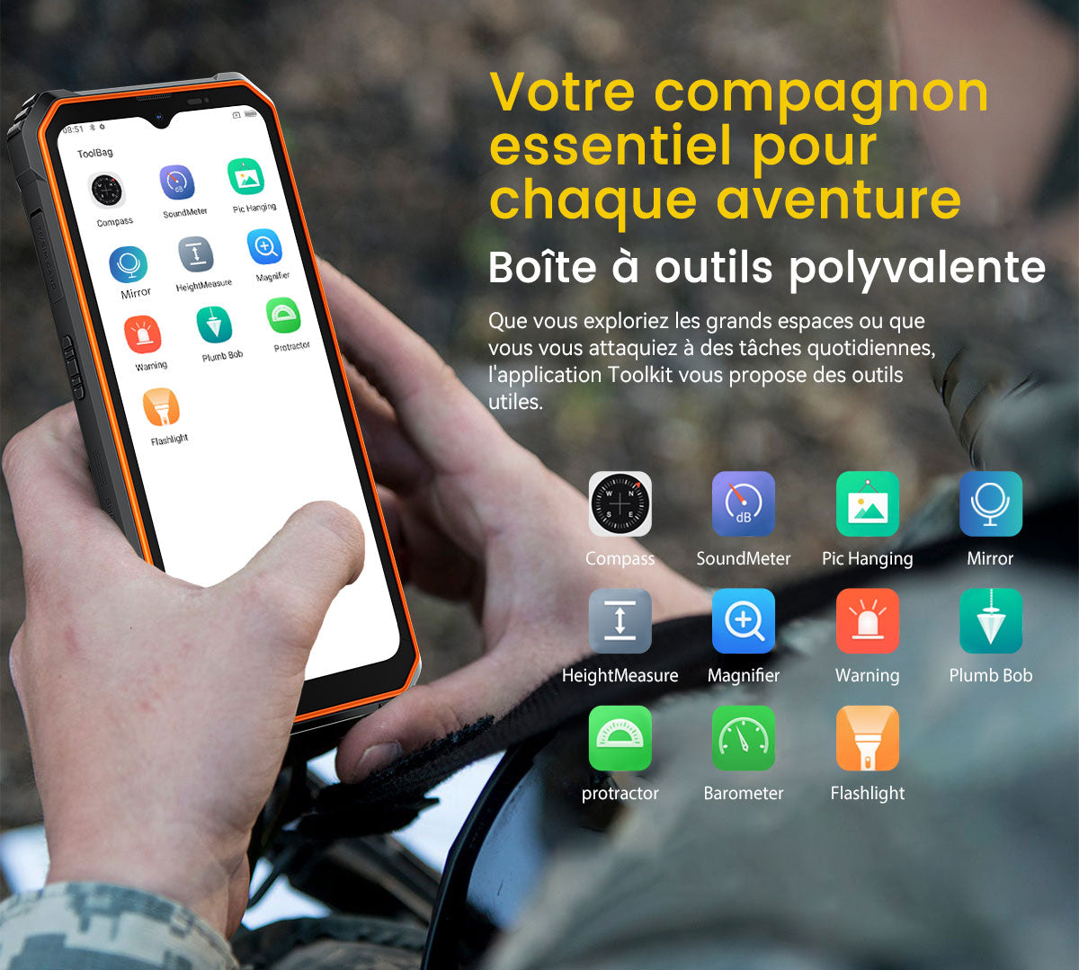 Téléphone portable renforcé Blackview BV6200 Plus 4G