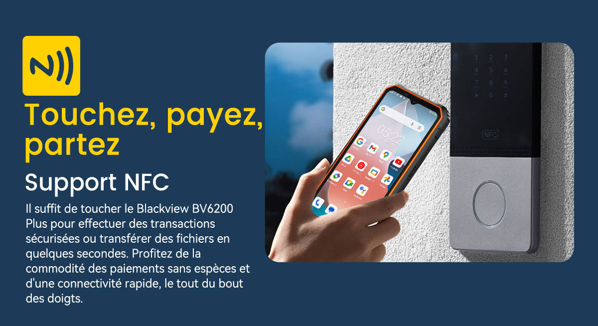 Téléphone portable renforcé Blackview BV6200 Plus 4G