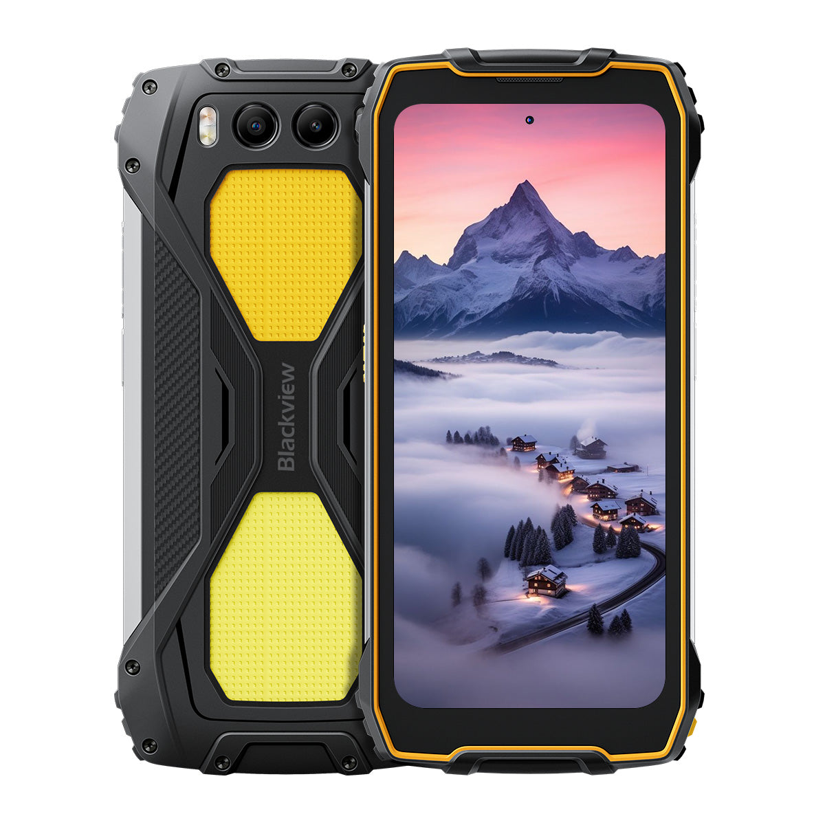 Blackview BV7300 - Écran 6,67 pouces 90 Hz Helio G81 6 + 256 Go 15000 mAh Caméra de vision nocturne Camping Light 4G Téléphone robuste
