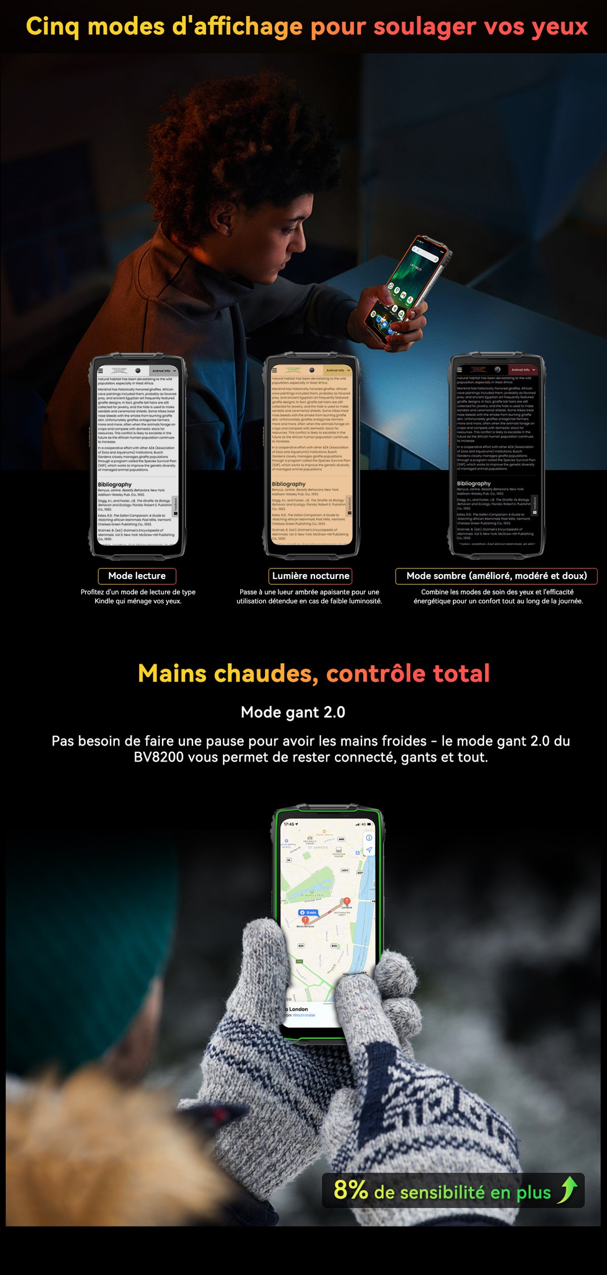 Téléphone portable renforcé Blackview BV8200 4G