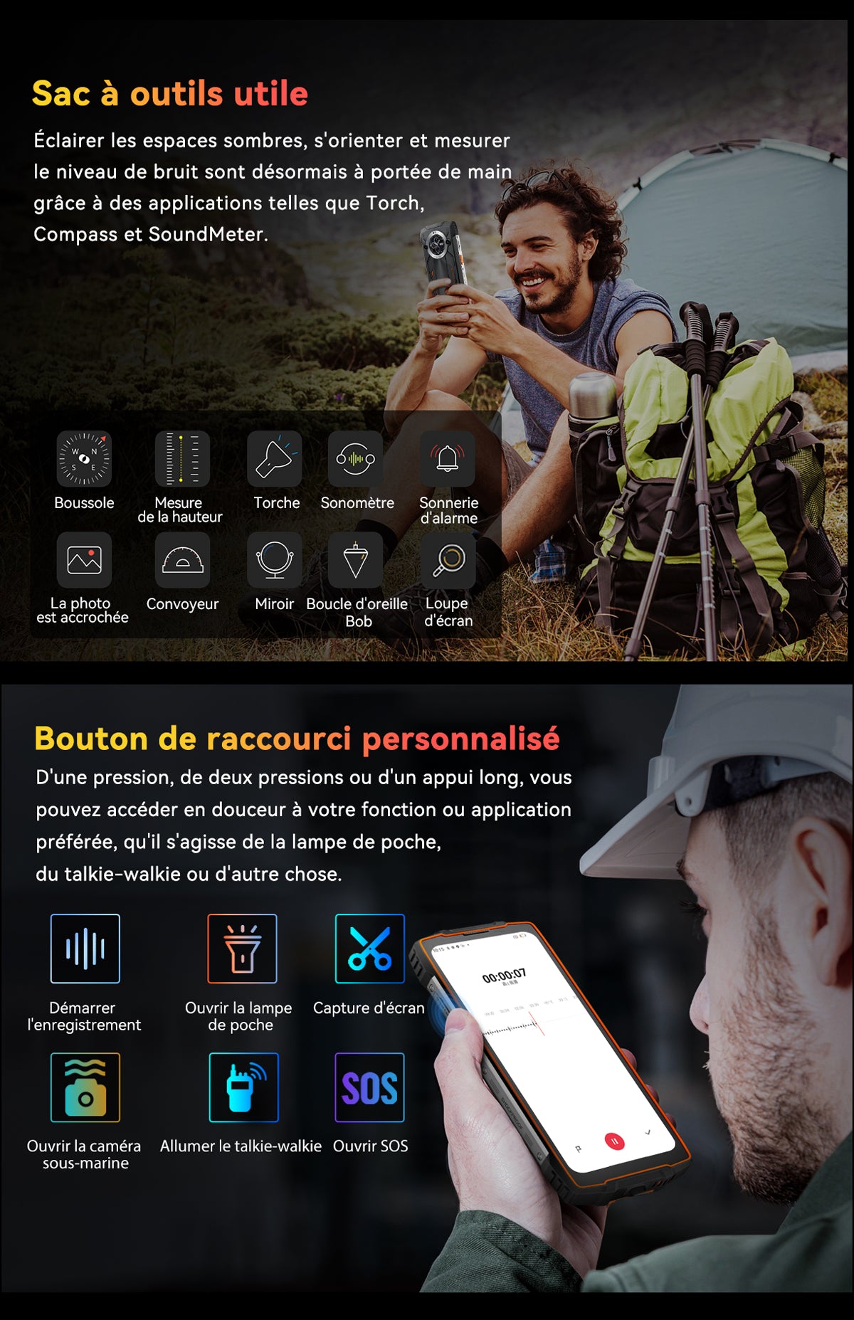 Téléphone portable renforcé Blackview BV8200 4G
