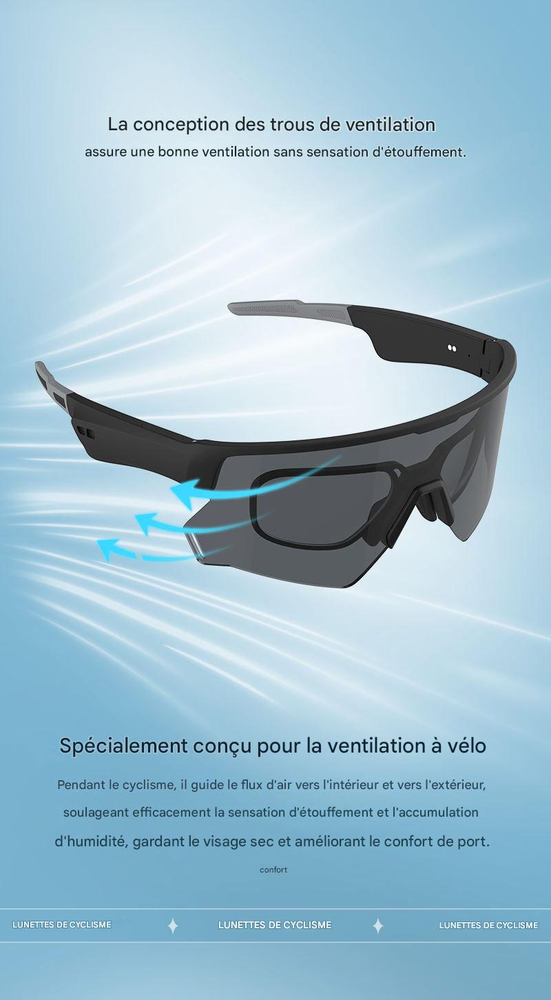 Lunettes de soleil intelligentes anti-UV Blackview D2 pour sports de plein air