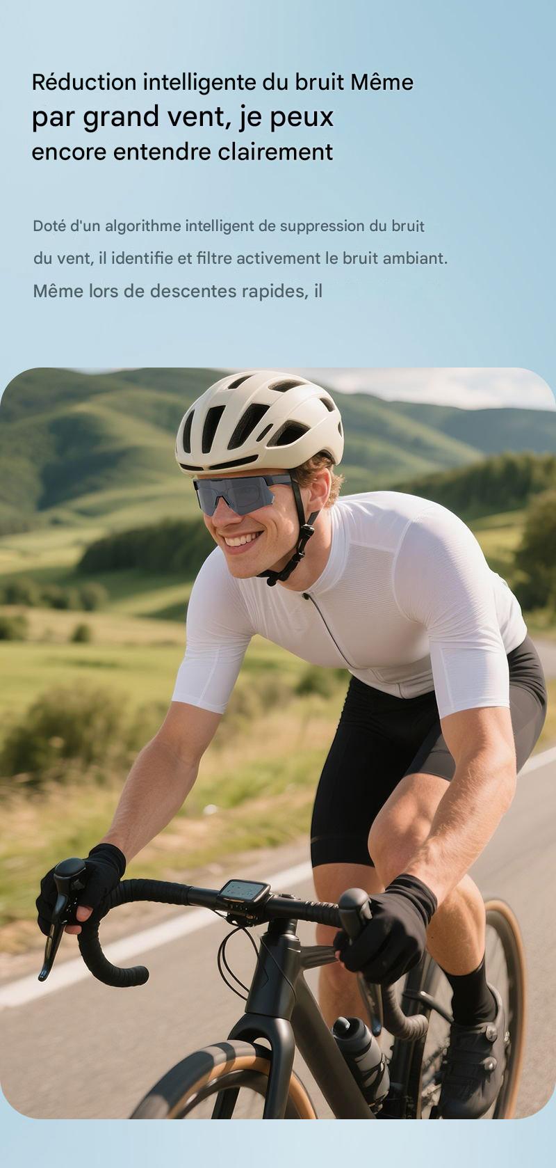 Lunettes de soleil intelligentes anti-UV Blackview D2 pour sports de plein air