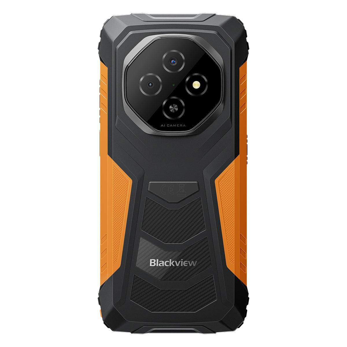 Blackview FORT 1 - Téléphone portable robuste avec écran intelligent IA de 6,56 pouces, 90 Hz et batterie de 10 000 mAh, processeur octocœur Unisoc Tiger T615 et 4G