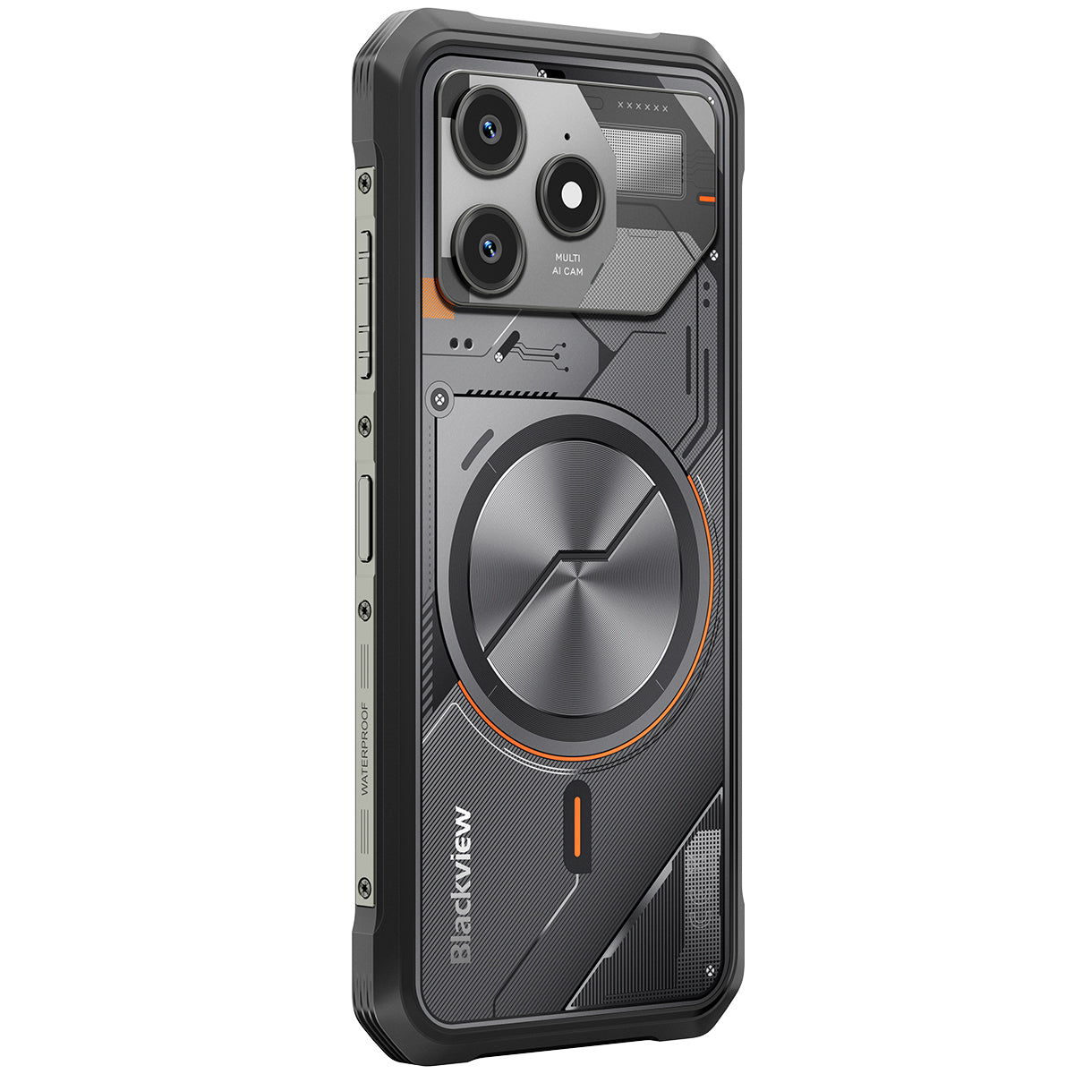 Blackview FORT 100 - Smartphone Rugged 4G Ultra-Fin 6,56" – MediaTek Helio G81 Octa-Core, 8+128 Go, Batterie 5000 mAh, Double Caméra 16+13 MP
